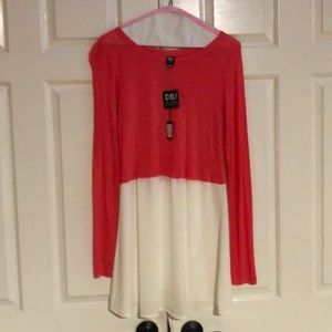 NWT De/nim long sleeve tunic style top